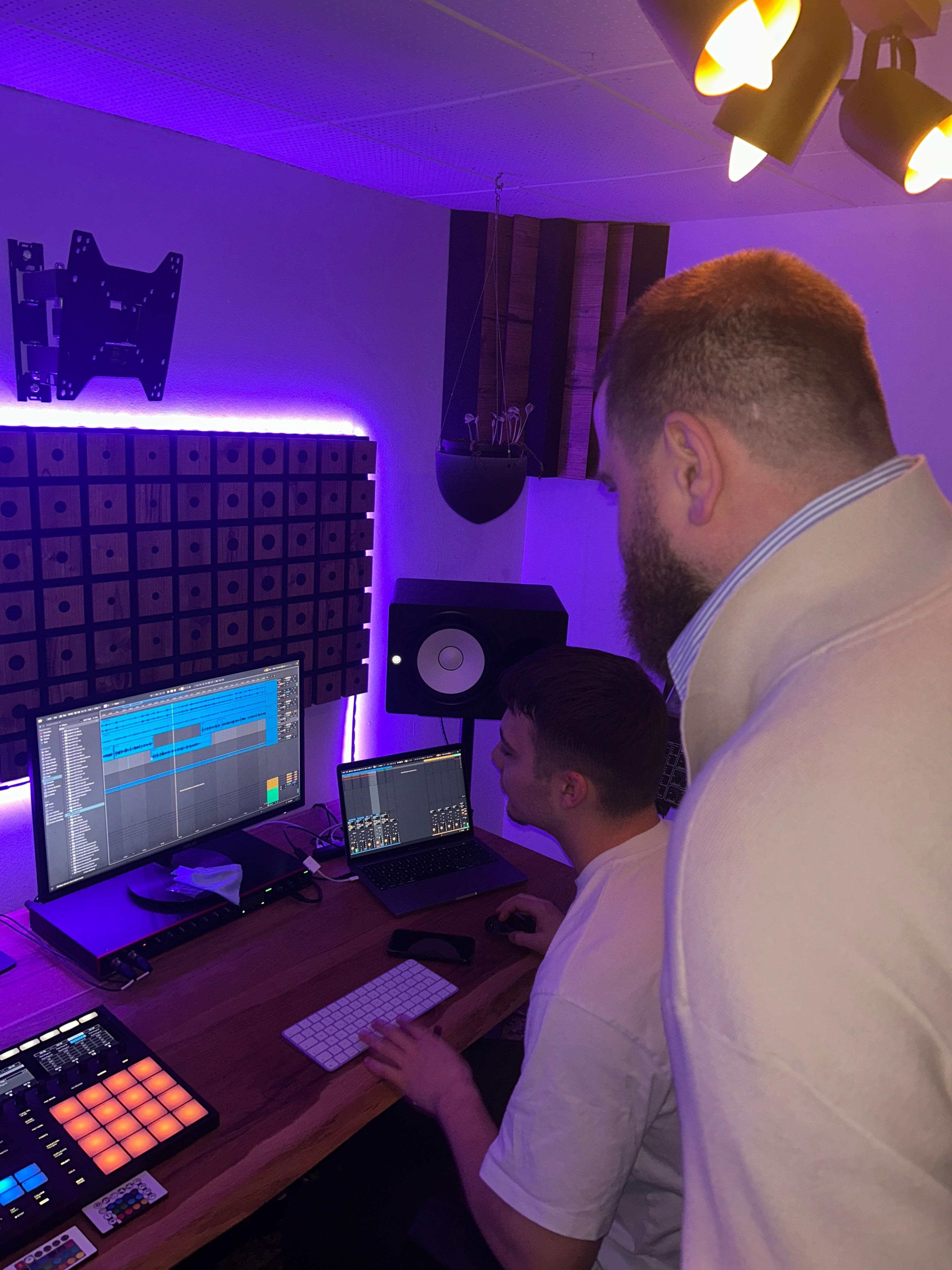 Aufnahmesession im ZENO Studio